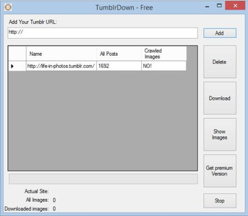 TumblrDown screenshot