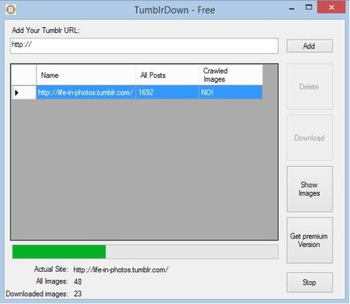 TumblrDown screenshot 2