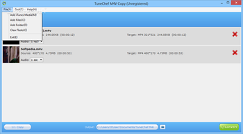 TuneChef M4V Copy screenshot 2