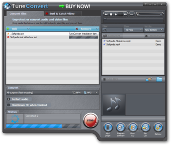 TuneConvert screenshot