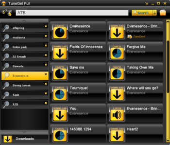 TuneGet Full screenshot 2