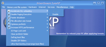 TuneXP screenshot