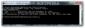 Tup screenshot