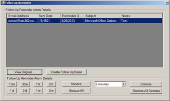 Turbo Add-in For Outlook Follow Up Reminder screenshot 4