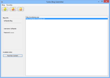 Turbo Blog Submitter screenshot