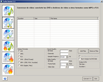 Turbo Burner screenshot