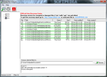 Turbo File Uneraser screenshot