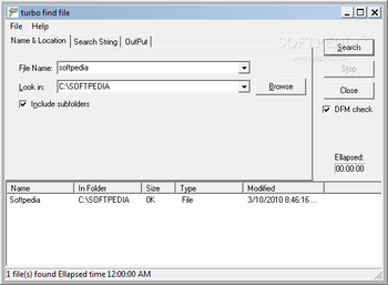 Turbo Find screenshot