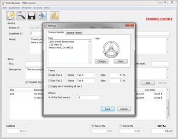 Turbo Invoicer screenshot 3