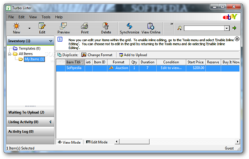 Turbo Lister screenshot