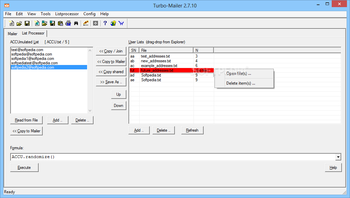 Turbo-Mailer screenshot 2
