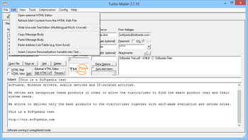 Turbo-Mailer screenshot 4