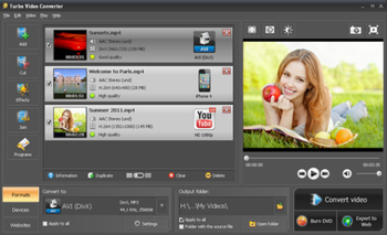 Turbo Video Converter screenshot