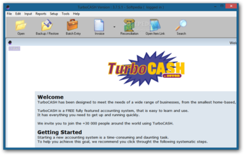 TurboCASH screenshot