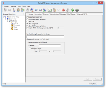 TurboFTP Server screenshot 11
