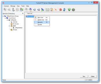 TurboFTP Server screenshot 12