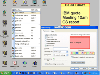TurboNote+ desktop sticky notes screenshot 2
