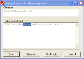TurboSR Search and Replace screenshot