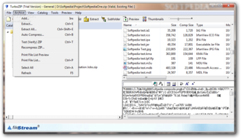 TurboZIP Compression Suite screenshot 3