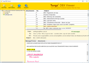 Turgs DBX Viewer screenshot