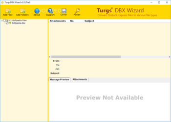 Turgs DBX Wizard screenshot