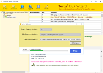 Turgs DBX Wizard screenshot 3