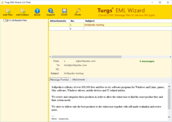 Turgs EML Wizard screenshot