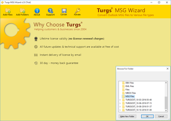 Turgs MSG Wizard screenshot
