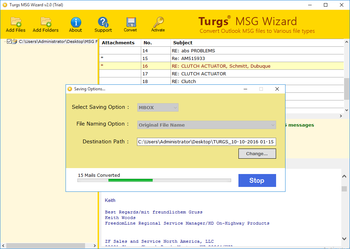 Turgs MSG Wizard screenshot 2