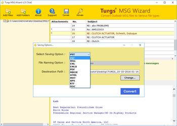 Turgs MSG Wizard screenshot 3