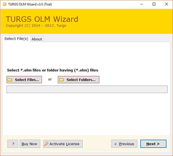 Turgs OLM Wizard screenshot