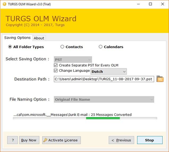 Turgs OLM Wizard screenshot 2