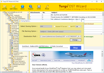 Turgs OST Wizard screenshot