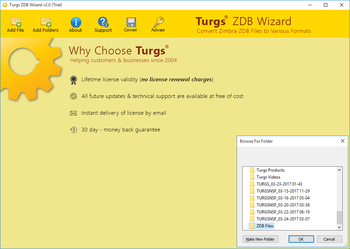 Turgs ZDB Wizard screenshot 2