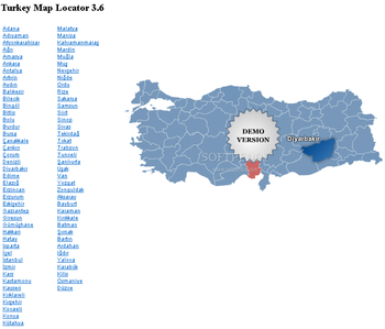 Turkey Map Locator screenshot
