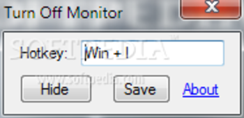 Turn Off Monitor screenshot