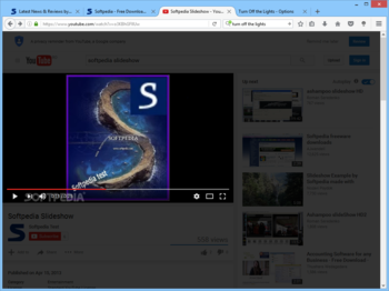 Turn Off the Lights for Firefox screenshot