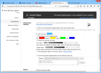 Turn Off the Lights for Firefox screenshot 4