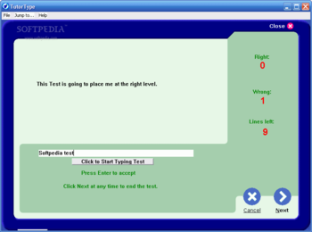 TutorType Typing Tutor screenshot 2