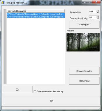 Tutu Jpeg Reducer screenshot