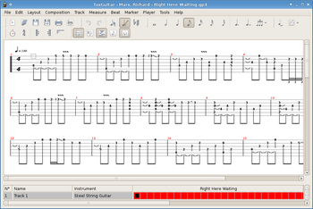 TuxGuitar screenshot