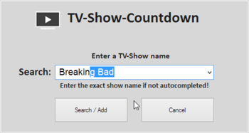 TV-Show-Countdown screenshot