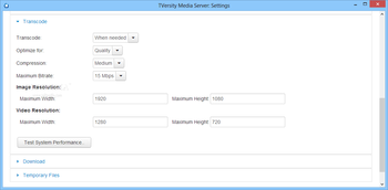 TVersity Media Server screenshot 6
