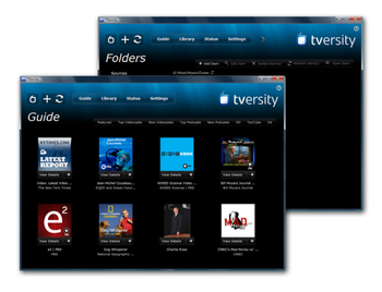 TVersity Media Server screenshot