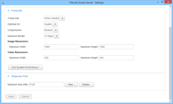 TVersity Screen Server screenshot 7