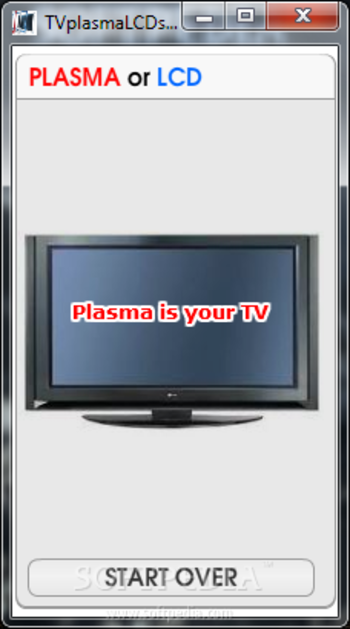 TVplasmaLCDSelector screenshot 2