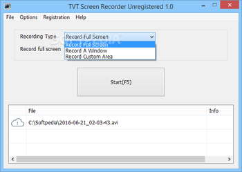 TVT Screen Recorder screenshot