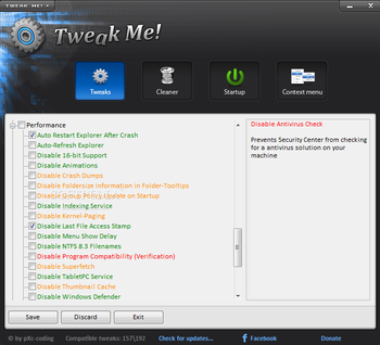 Tweak Me! screenshot 3