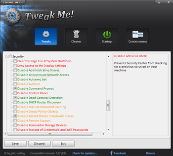 Tweak Me! screenshot 4