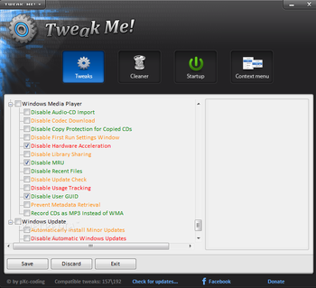 Tweak Me! screenshot 6